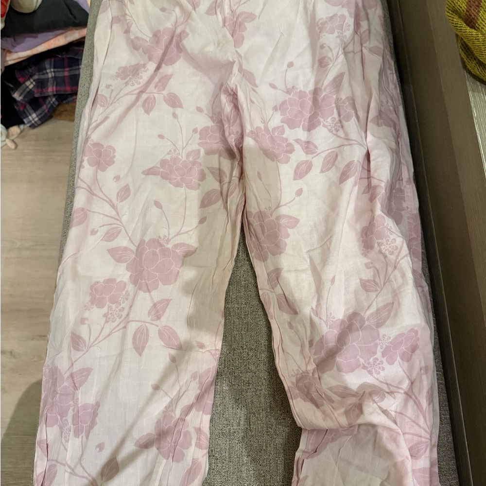 Victoria Secret Floral Pink Pajama Pants - Picture 4 of 7
